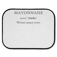 Mayonnaise Worst Sauce Ever Funny Dip Condiment T Shirt Rear Car Mat | Artistshot