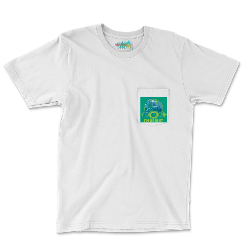 Green Lantern, I'm Bright, Pocket T-shirt | Artistshot