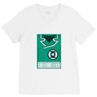 Green Lantern V-neck Tee | Artistshot