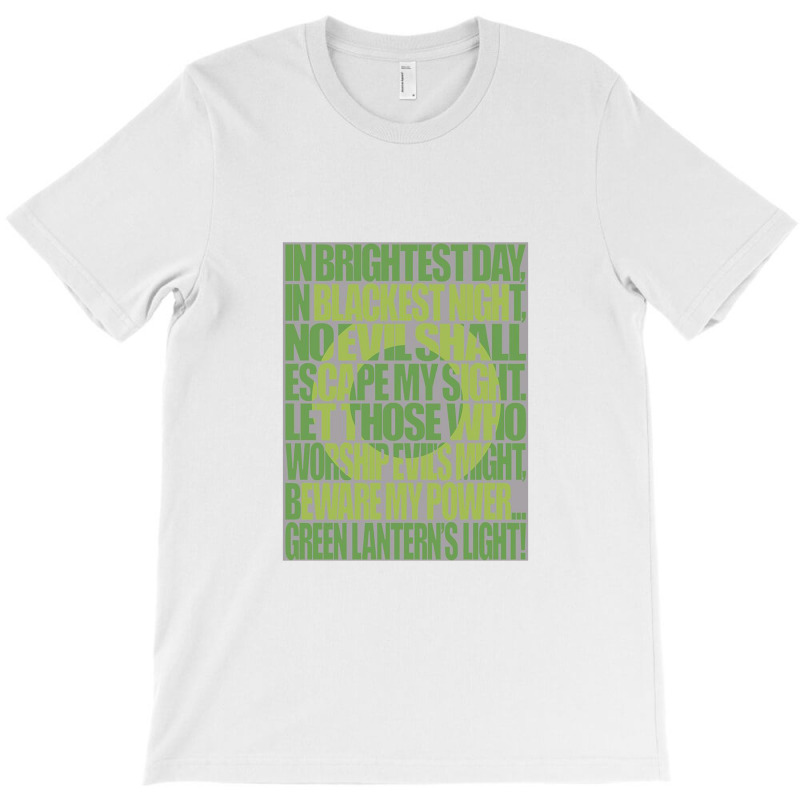 Green Lantern, Green Lantern Oath T-shirt | Artistshot