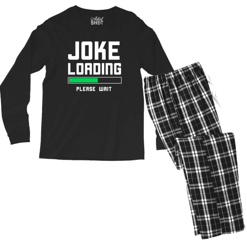 Joke Loading Men's Long Sleeve Pajama Set | Artistshot
