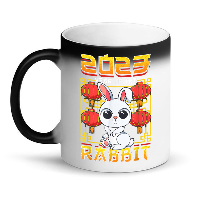 Year Of The Rabbit 2023 Chinese Zodiac Cute Kawaii Bunny Magic Mug by Halloween | Artistshot