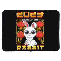 Year Of The Rabbit 2023 Chinese Zodiac Cute Kawaii Bunny Rectangle Patch | Artistshot