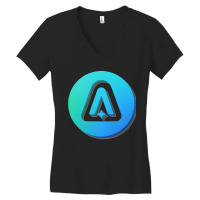 Minimal Astroneer Classic Women's V-neck T-shirt | Artistshot