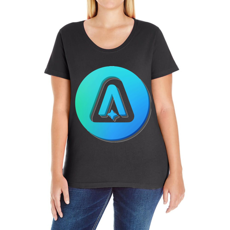 Minimal Astroneer Classic Ladies Curvy T-Shirt by cm-arts | Artistshot