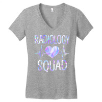 Radiology Squad   Funny Radiography Team X Ray Radiographer T Shirt Women's V-neck T-shirt | Artistshot