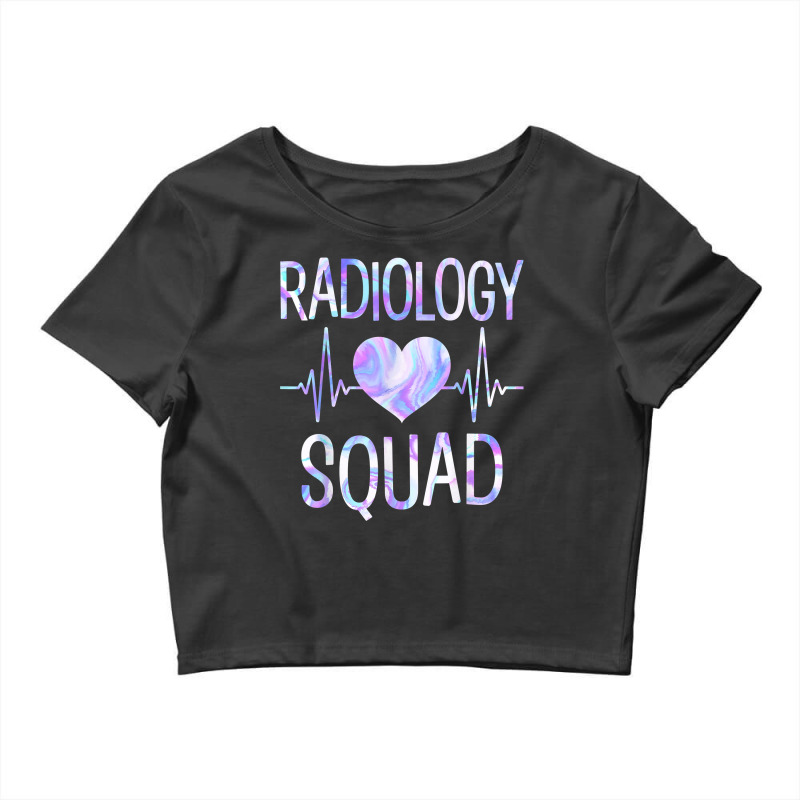 Radiology Squad   Funny Radiography Team X Ray Radiographer T Shirt Crop Top by cm-arts | Artistshot