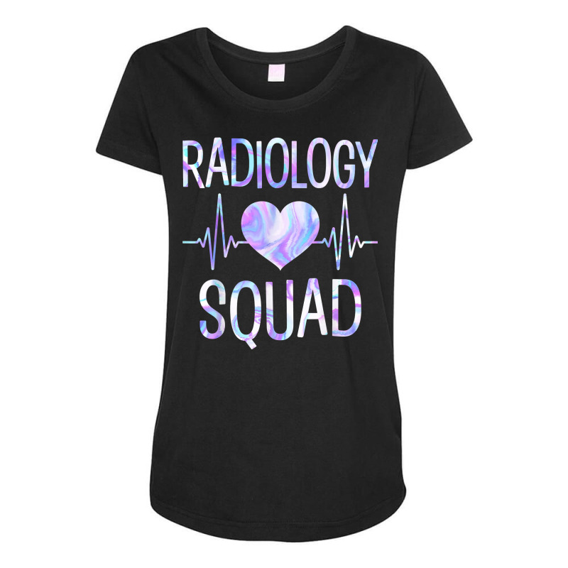 Radiology Squad   Funny Radiography Team X Ray Radiographer T Shirt Maternity Scoop Neck T-shirt by cm-arts | Artistshot