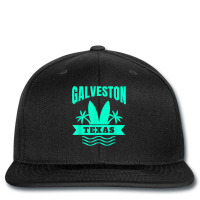 Galveston Beach Texas Vacation Souvenir Printed Hat | Artistshot