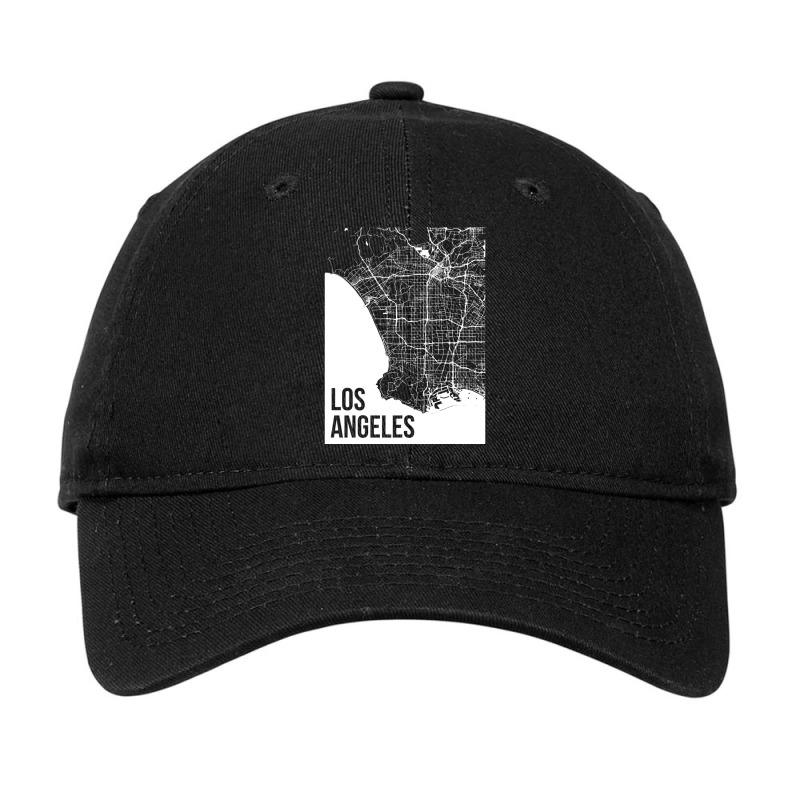 Los Angeles Southern California Area Map Sweatshirt Adjustable Cap | Artistshot