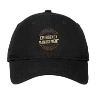 Funny Emergency Management Job Occupation Adjustable Cap | Artistshot