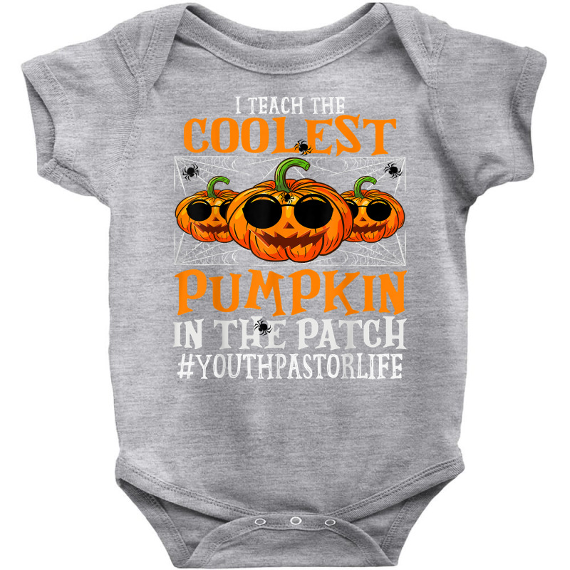 Youth Pastor I Teach The Cutest Pumpkins Funny Halloween T Shirt Baby Bodysuit by cm-arts | Artistshot