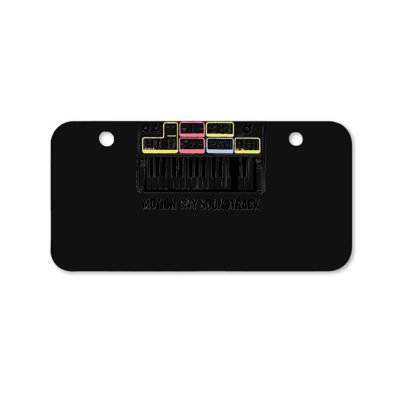 Motion City Soundtrack Merch Synth Bicycle License Plate | Artistshot