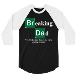 Breaking Dad 3/4 Sleeve Shirt | Artistshot