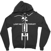 Lest We Forget Funny Retro Music Tech Novelty T Shirt Zipper Hoodie | Artistshot