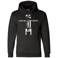 Lest We Forget Funny Retro Music Tech Novelty T Shirt Champion Hoodie | Artistshot