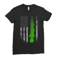 Alligator Gar Flag - Alligator Gar Fishing Ladies Fitted T-shirt | Artistshot