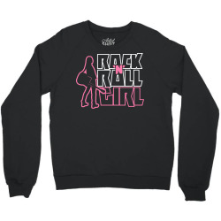 rock n roll girl Crewneck Sweatshirt | Artistshot