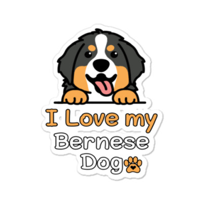 Bernese Mountain Dog Sticker Designed By Bariteau Hannah