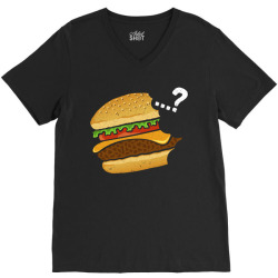 hamburger burger lover V-Neck Tee | Artistshot