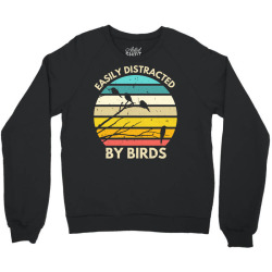 easily distracted by birds Crewneck Sweatshirt | Artistshot