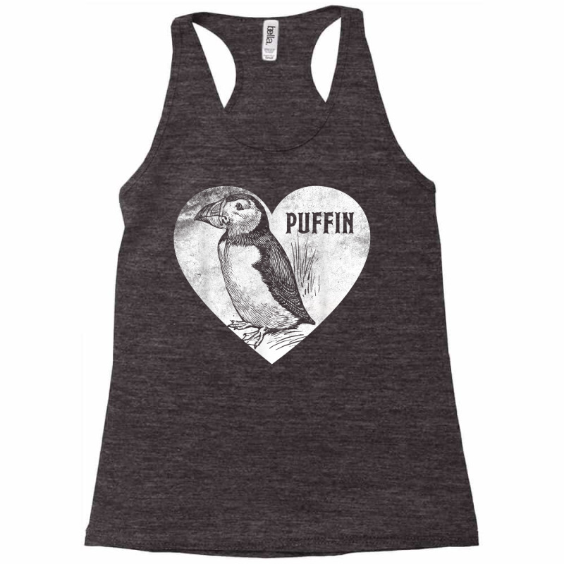 Love Heart Puffins Shirt Cute Puffin Iceland Lover Gift Tee Racerback Tank by cm-arts | Artistshot