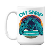 Alligator Snapping Turtle Men Women Shirt Snap 15 Oz Coffee Mug | Artistshot