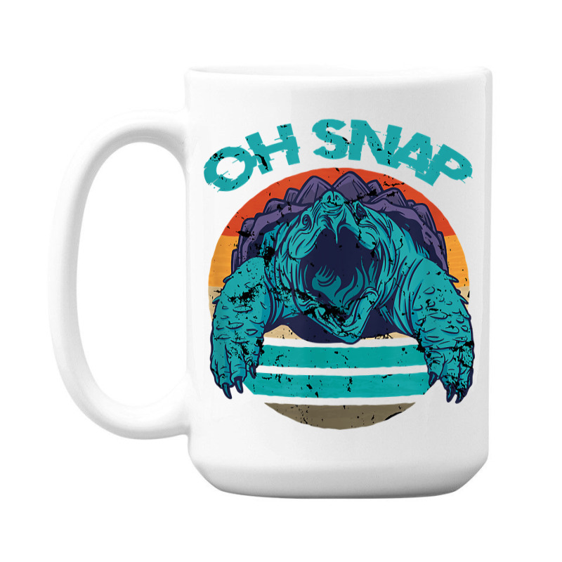 Alligator Snapping Turtle Men Women Shirt Snap 15 Oz Coffee Mug | Artistshot