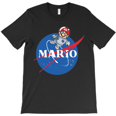 Mario Nasa T-shirt Designed By Bariteau Hannah