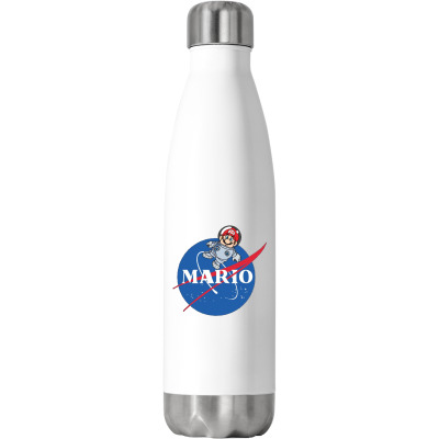 Mario Nasa Stainless Steel Water Bottle Designed By Bariteau Hannah