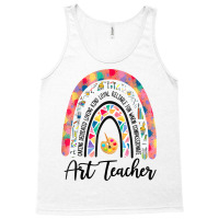 Art Teacher Boho Rainbow Caring Dedicated Loving Vintage T Shirt Tank Top | Artistshot