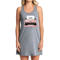 Hand Drawn Vintage Typewriter Writing Machine Tank Dress | Artistshot