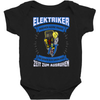 Electrician Electricity Electrician Lighting Technician T Shirt Baby Bodysuit | Artistshot