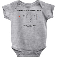 Inefficient Working Body Located Inside Carnot Cycle Physics Baby Bodysuit | Artistshot