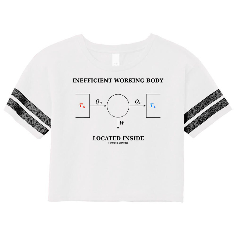 Inefficient Working Body Located Inside Carnot Cycle Physics Scorecard Crop Tee by cm-arts | Artistshot