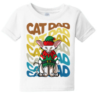 Mens Retro Vintage Cats Oriental Shorthair Cat Dad Christmas T Shirt Baby Tee | Artistshot