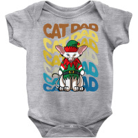 Mens Retro Vintage Cats Oriental Shorthair Cat Dad Christmas T Shirt Baby Bodysuit | Artistshot