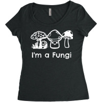 Funny Mycology Mycologist Mushroom Lover I_m A Fungi Women's Triblend Scoop T-shirt | Artistshot