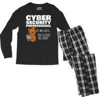 You Clicked The Link Funny Cybersecurity Infosec T Shirt Men's Long Sleeve Pajama Set | Artistshot