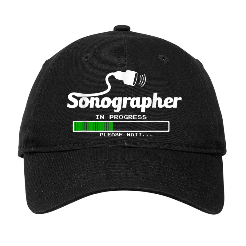 Sonography In Progress For Future Sonographer Radiologist Adjustable Cap by Newshirt | Artistshot