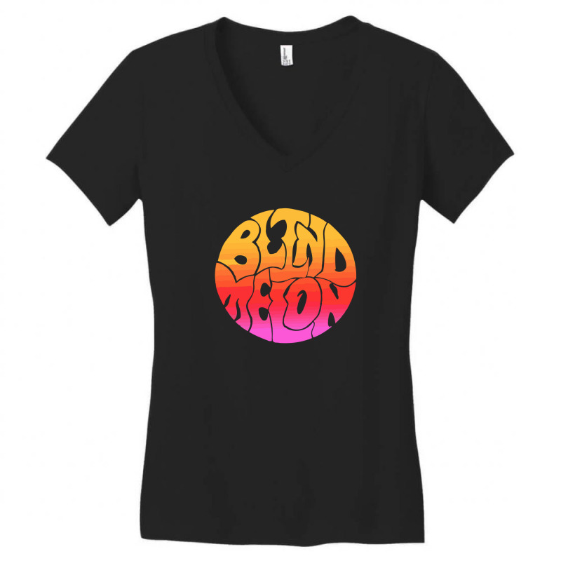 Blind Music Melon Women's V-Neck T-Shirt by cm-arts | Artistshot