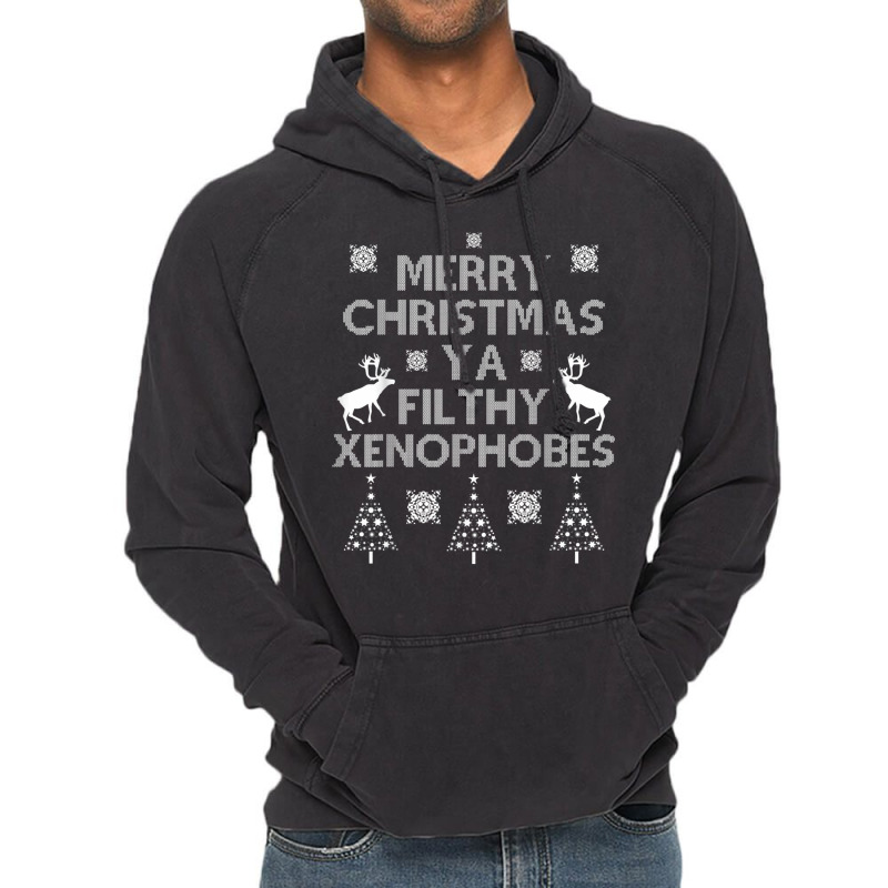 Merry Christmas Ya Filthy Xenophobes Shirt. Progressive Tee. Vintage Hoodie by cm-arts | Artistshot