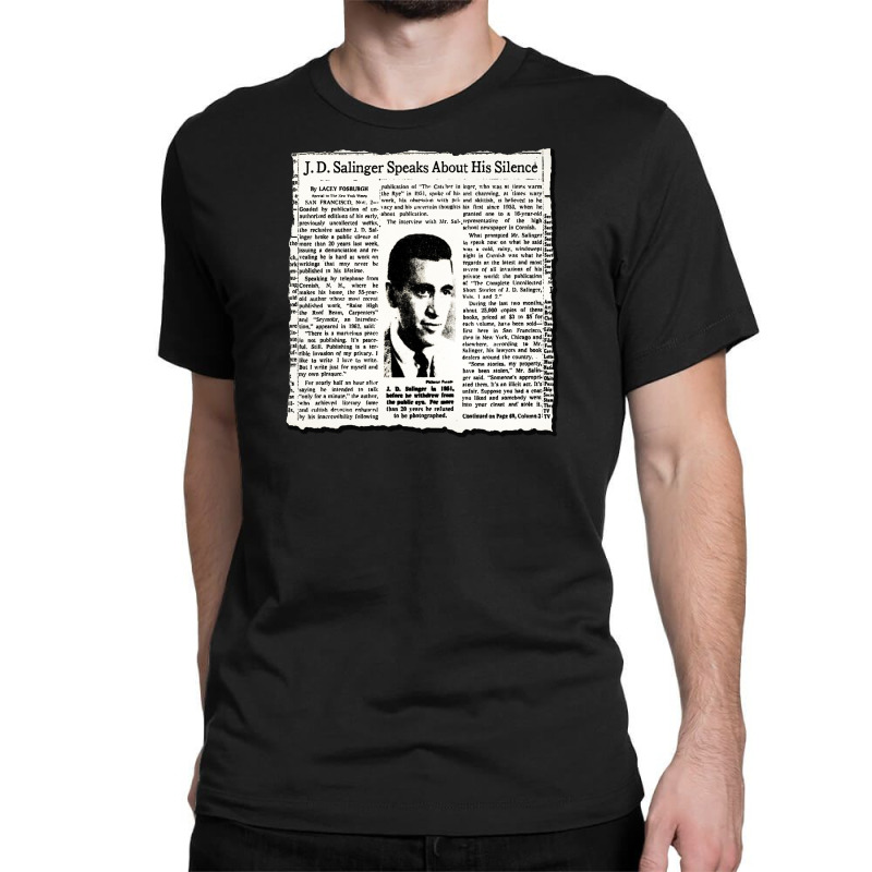 J.d. Salinger Classic T-shirt | Artistshot