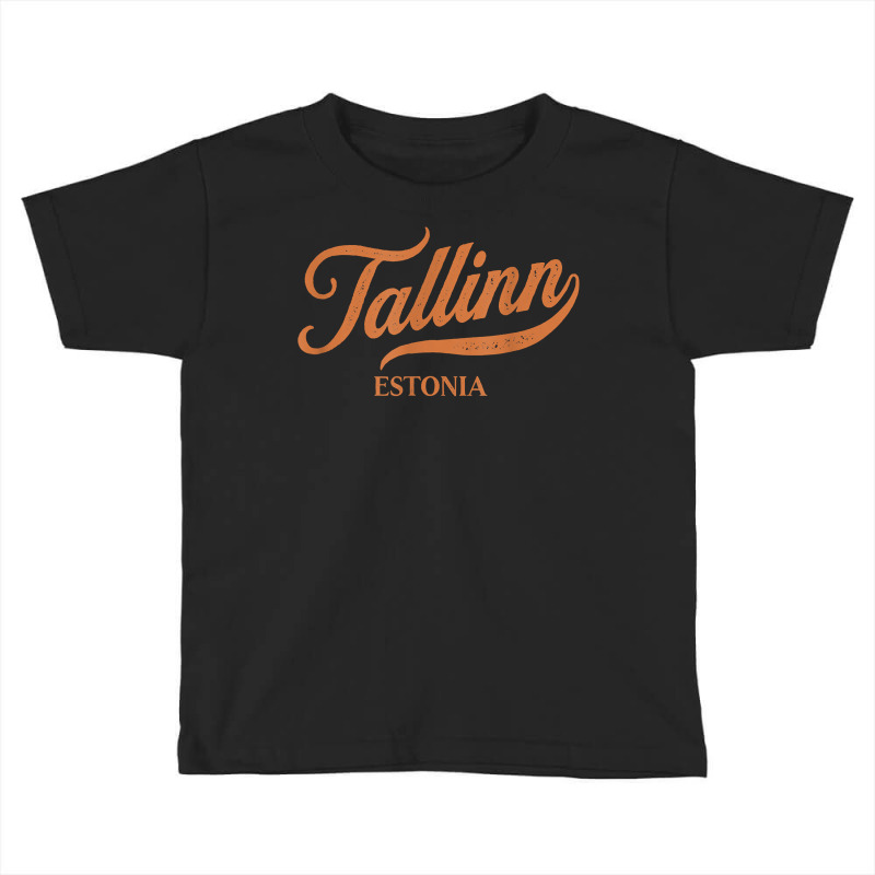 Retro Estonia City   Vintage Tallinn T Shirt Toddler T-shirt | Artistshot