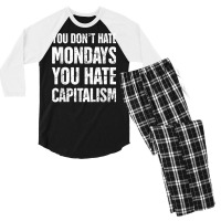 Late Stage Capitalism T Shirt Men's 3/4 Sleeve Pajama Set | Artistshot