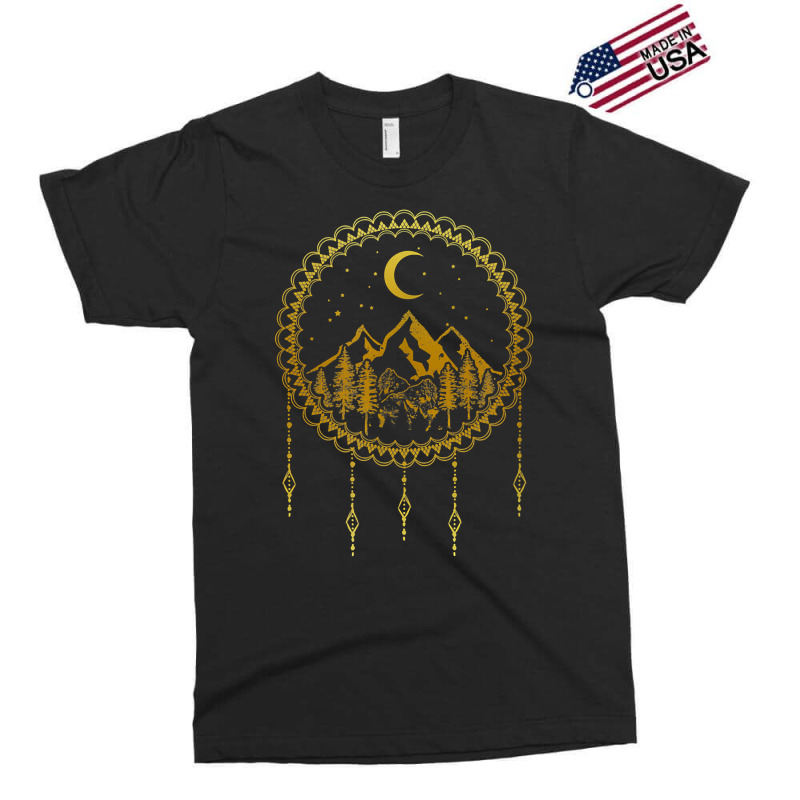 Minimal Mountain Art Dreamcatcher For Hiker T Shirt Exclusive T-shirt by cm-arts | Artistshot