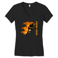 Angry Runs Funny Women's V-neck T-shirt | Artistshot