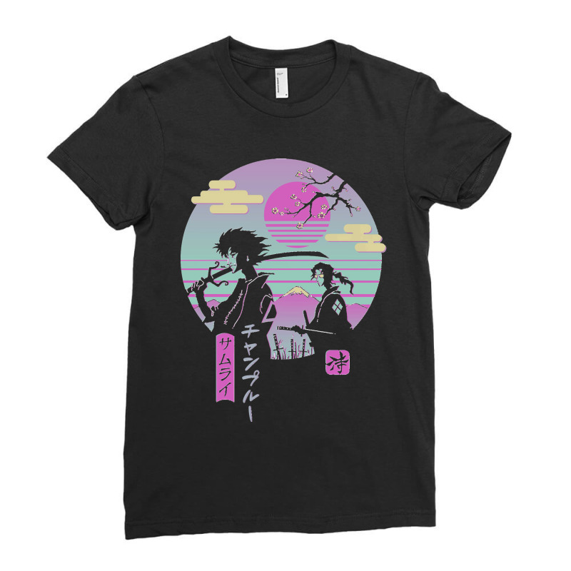 Samurai Champloo Ladies Fitted T-Shirt by CrystalCroft | Artistshot