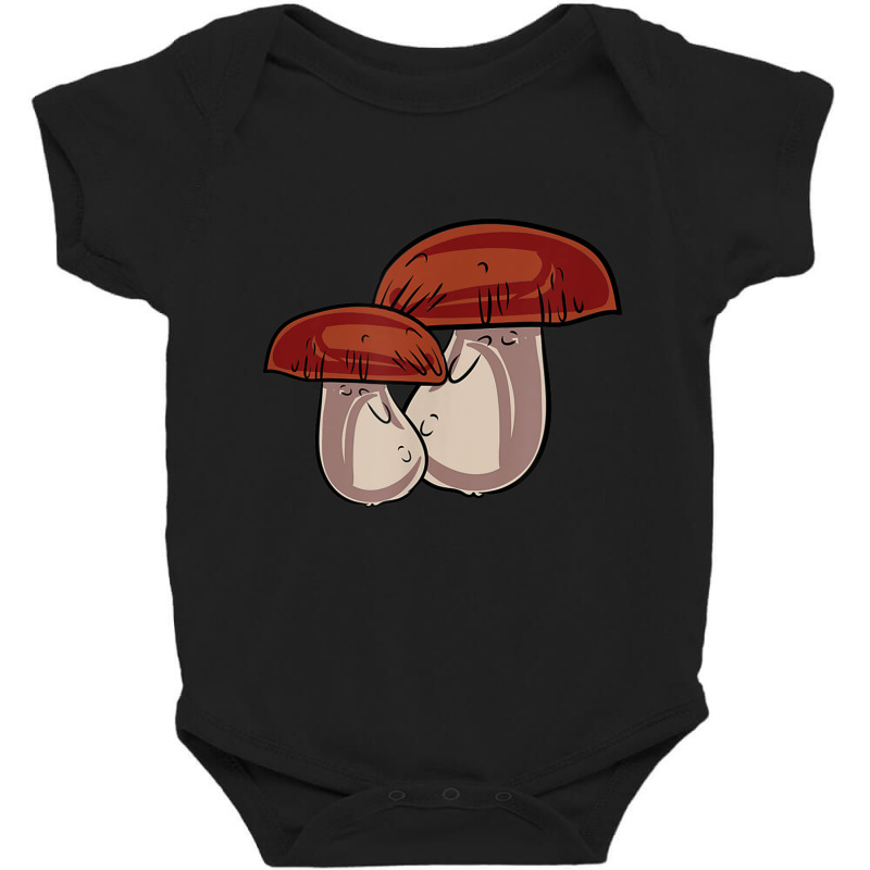 Mycologist Mushroom Whisperer T Shirt Baby Bodysuit by cm-arts | Artistshot