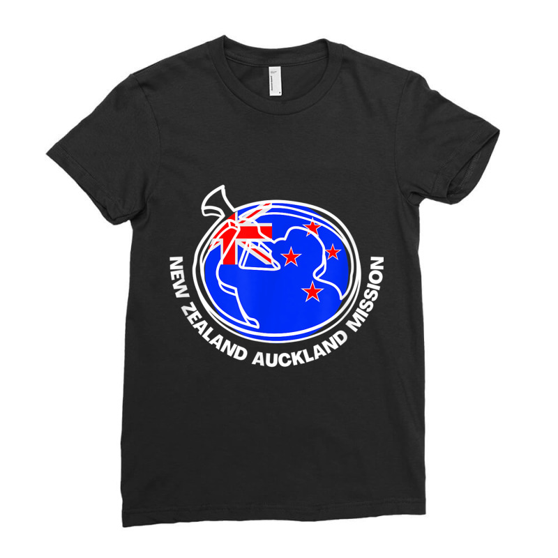 New Zealand Auckland Lds Mission Proud Mormon Missionary T Shirt Ladies Fitted T-Shirt by cm-arts | Artistshot